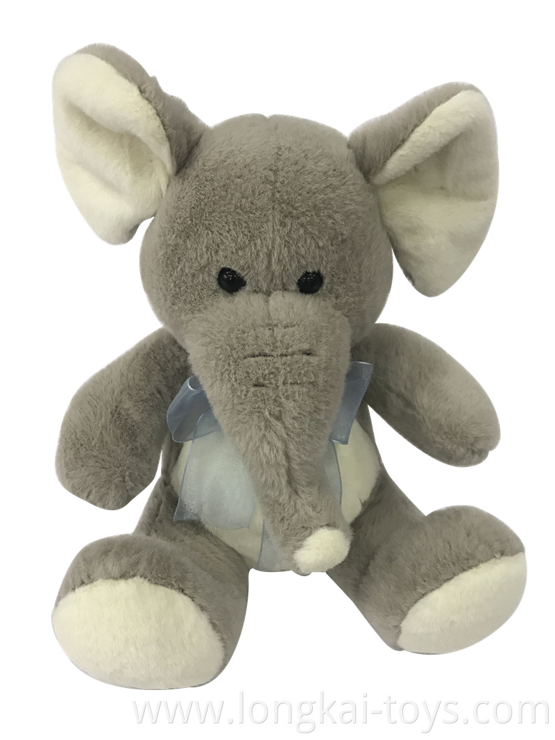 Elephant Toy With Bow
